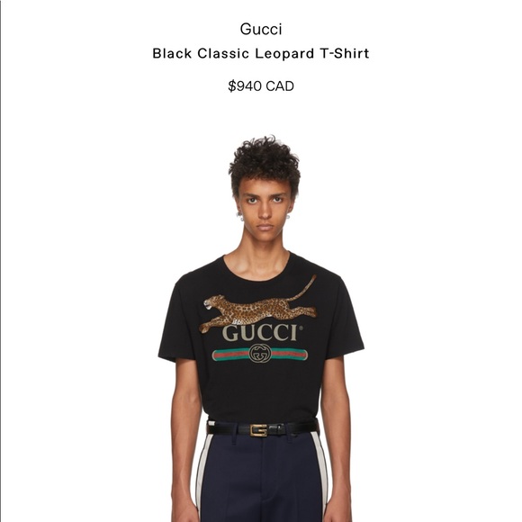 Gucci black classic leopard shirt - Picture 2 of 5